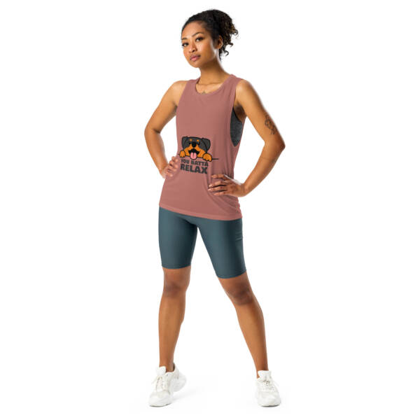 Ladies’ Muscle Tank (You Batta Relax)