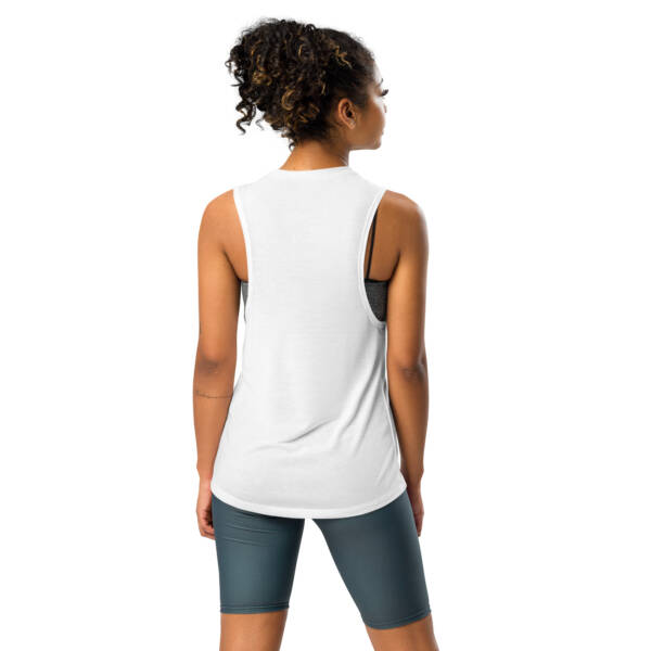 Ladies’ Muscle Tank (You Batta Relax) - Image 9